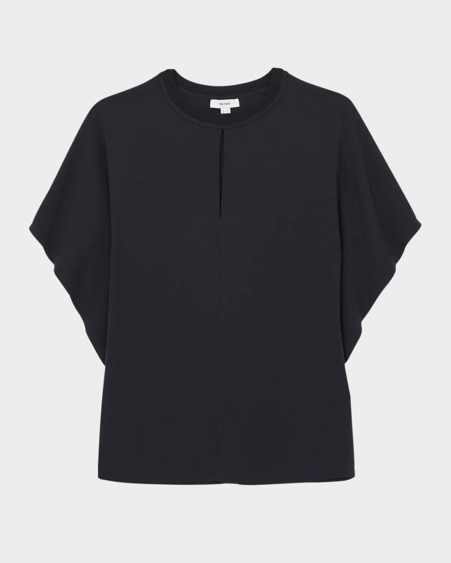 Tania Cutout Dolman-Sleeve Top
